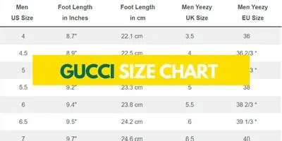 gucci sneakers size guide|gucci shoe size conversion chart.